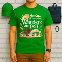 Not All Those Who Wander Are Fast Turtle T-Shirt thumb 6
