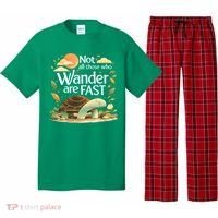 Not All Those Who Wander Are Fast Turtle Pajama Set thumb 0