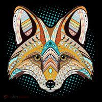Native American Tribal Fox Face Coffee Mug thumb 5