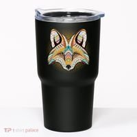 Native American Tribal Fox Face Tumbler thumb 0