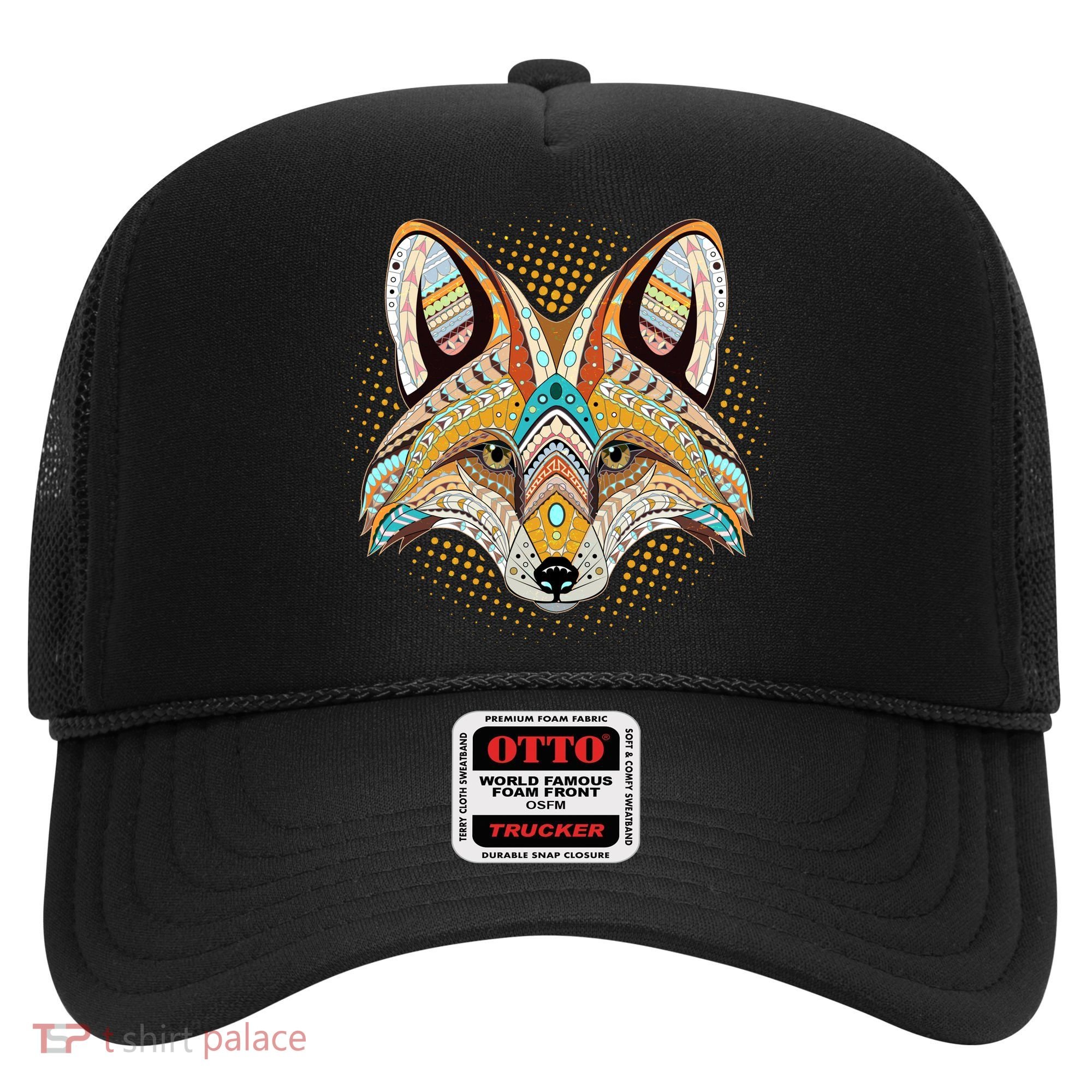 Native American Tribal Fox Face Hat