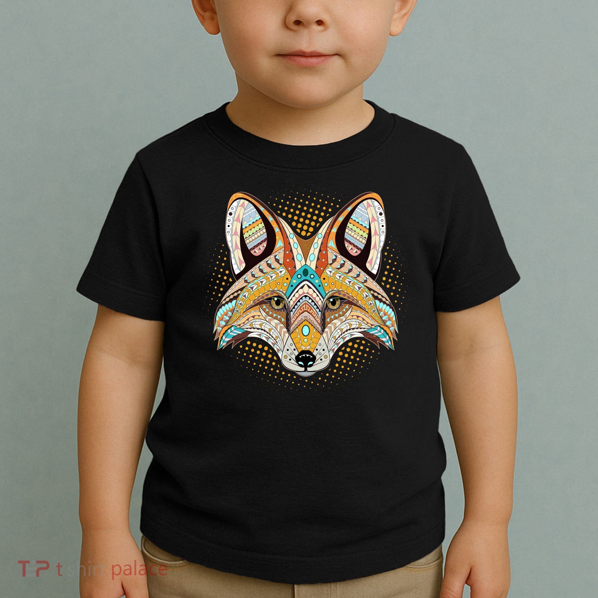 Native American Tribal Fox Face Toddler T-Shirt