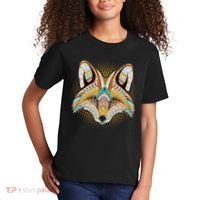 Native American Tribal Fox Face Kids T-Shirt thumb 2