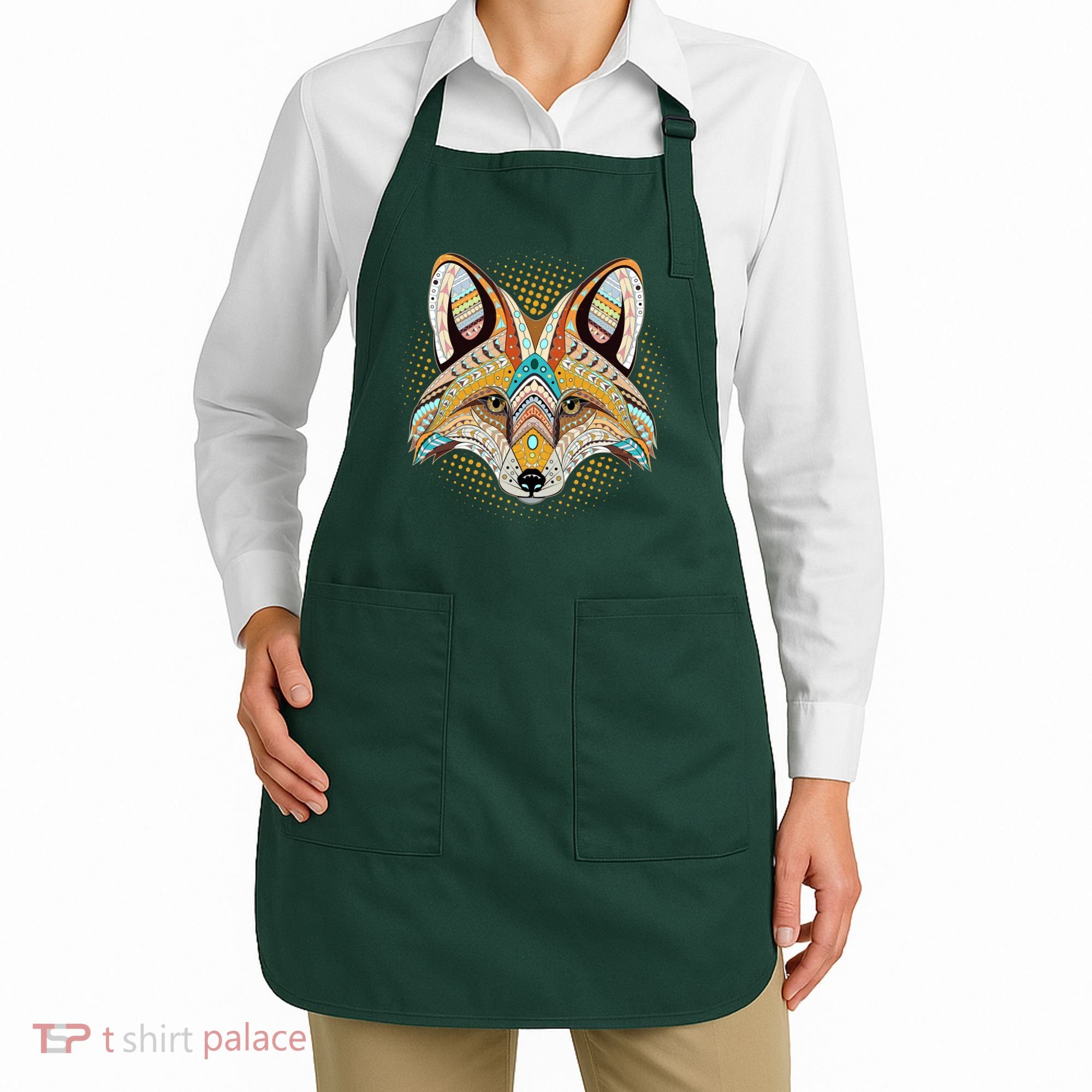 Native American Tribal Fox Face Apron