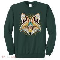 Native American Tribal Fox Face Sweatshirt thumb 0