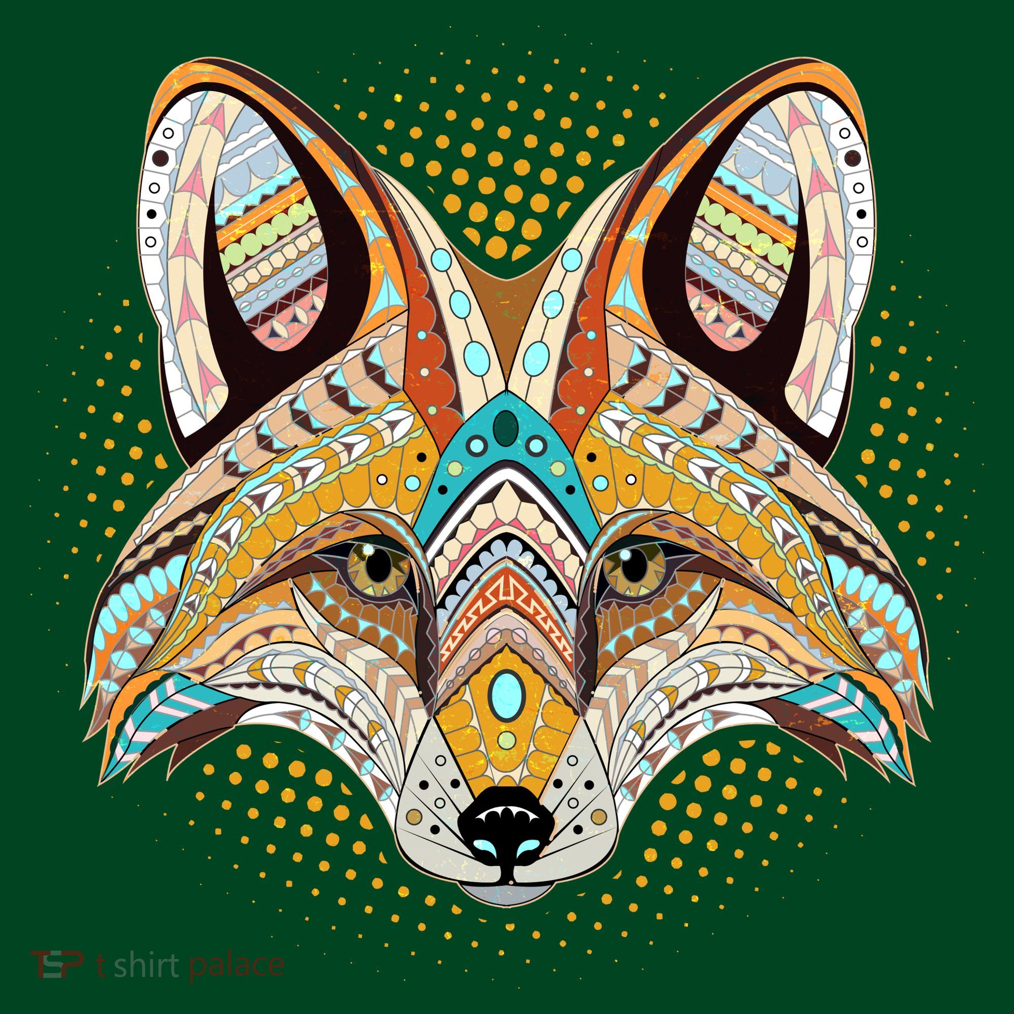 Native American Tribal Fox Face Sweatshirt