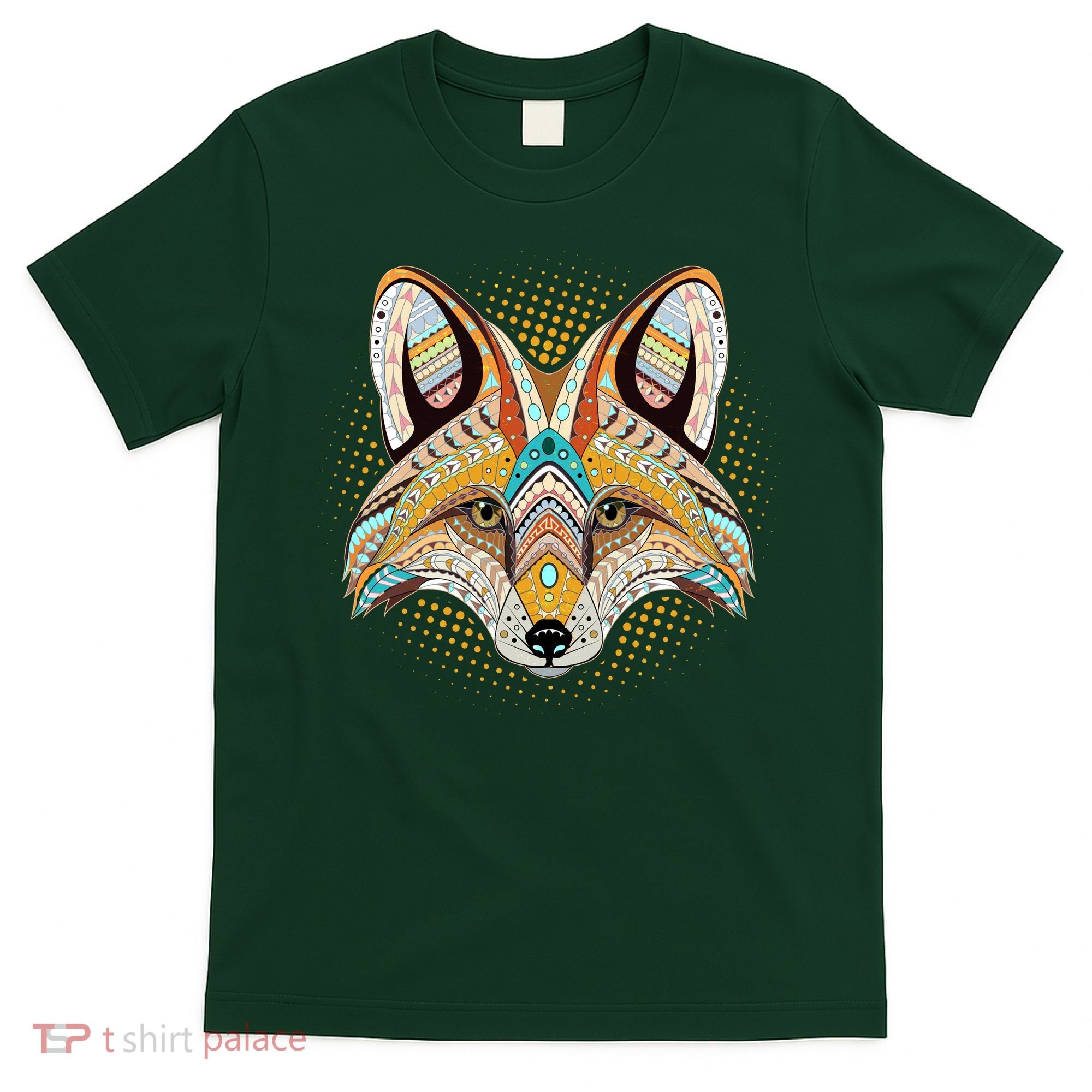 Native American Tribal Fox Face T-Shirt