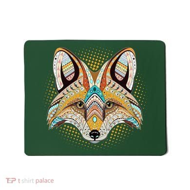 Native American Tribal Fox Face Mousepad
