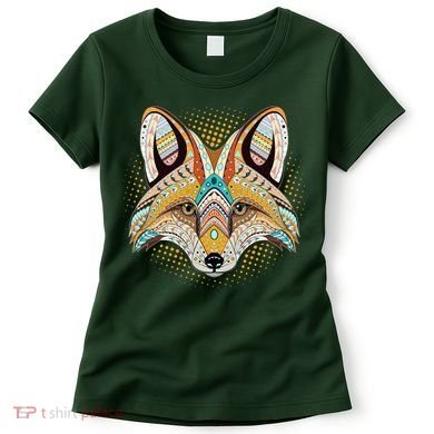 Native American Tribal Fox Face Women's T-Shirt