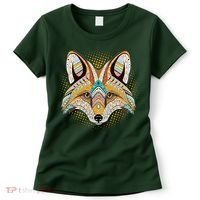 Native American Tribal Fox Face Women's T-Shirt thumb 0
