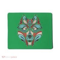 Native American Tribal Wolf Face Mousepad thumb 0