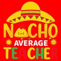Nacho Average Teacher Mexican Teacher Cinco De Mayo Fiesta Santa Hat thumb 1