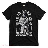 Native America Turn Your Guns Government Take Care Of You T-Shirt thumb 0