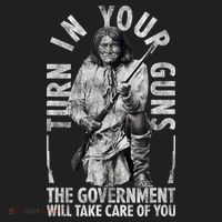 Native America Turn Your Guns Government Take Care Of You Kids Long Sleeve Plaid Pajama Set thumb 2