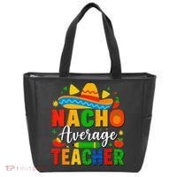 Nacho Average Teacher Apple Cinco De Mayo Teacher Women Tote Bag thumb 0