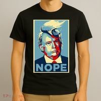 Nope Anti Trump Funny Trump Hair T-Shirt thumb 3