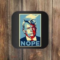 Nope Anti Trump Funny Trump Hair Coaster thumb 0