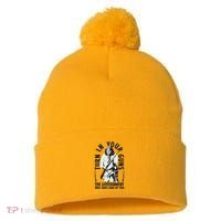 Native America Turn In Your Guns Government Take Care Of You Pom Pom 12in Knit Beanie thumb 0