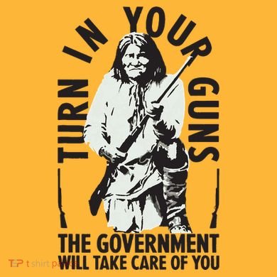 Native America Turn In Your Guns Government Take Care Of You Pom Pom 12in Knit Beanie