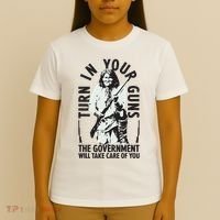 Native America Turn In Your Guns Government Take Care Of You T-Shirt thumb 4
