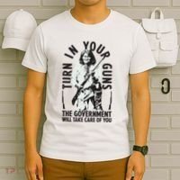 Native America Turn In Your Guns Government Take Care Of You T-Shirt thumb 6