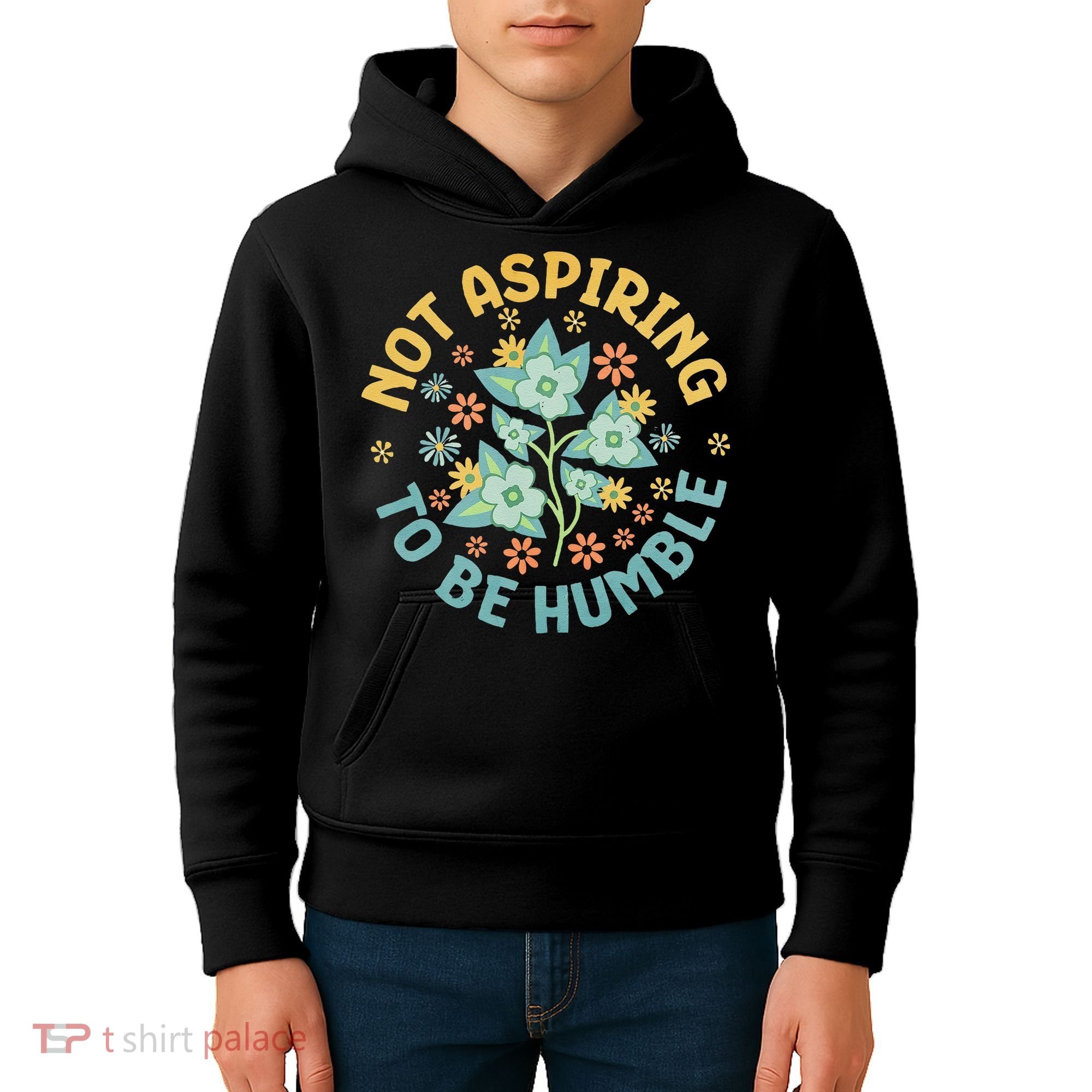 Not Aspiring To Be Humble Feminist Girl Power Kids Hoodie