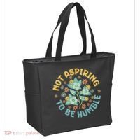 Not Aspiring To Be Humble Feminist Girl Power Tote Bag thumb 2