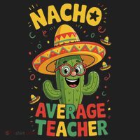 Nacho Average Teacher Apple Cinco De Mayo Teacher Women Golf Towel thumb 3