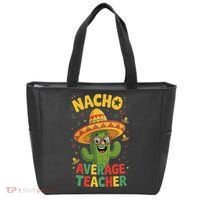 Nacho Average Teacher Apple Cinco De Mayo Teacher Women Tote Bag thumb 0