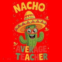 Nacho Average Teacher Apple Cinco De Mayo Teacher Women Santa Hat thumb 1