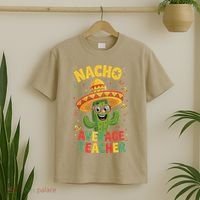 Nacho Average Teacher Apple Cinco De Mayo Teacher Women T-Shirt thumb 2