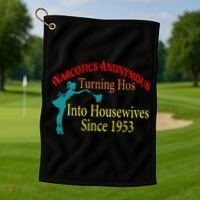 Narcotics Anonymous Turning Hos Into Housewives 1953 Golf Towel thumb 1