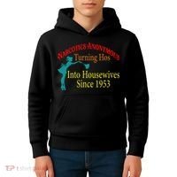 Narcotics Anonymous Turning Hos Into Housewives 1953 Kids Hoodie thumb 4