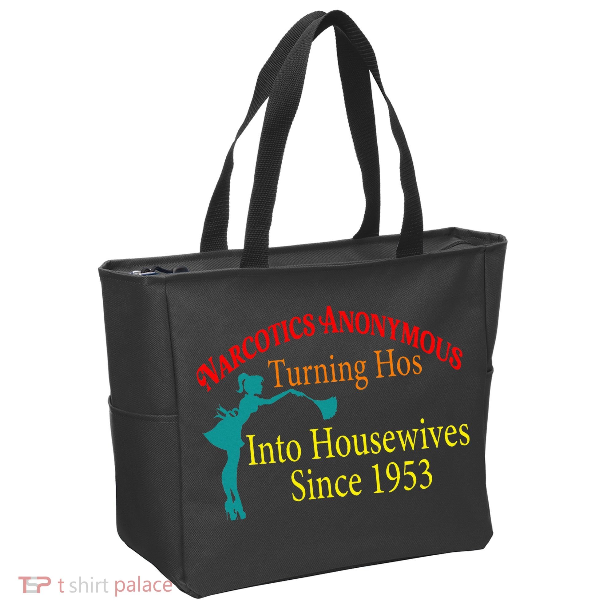 Narcotics Anonymous Turning Hos Into Housewives 1953 Tote Bag