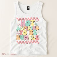 Not Aspiring To Be Humble Groovy Tank Top thumb 2