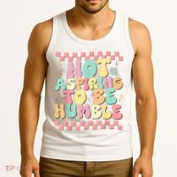 Not Aspiring To Be Humble Groovy Tank Top thumb 3