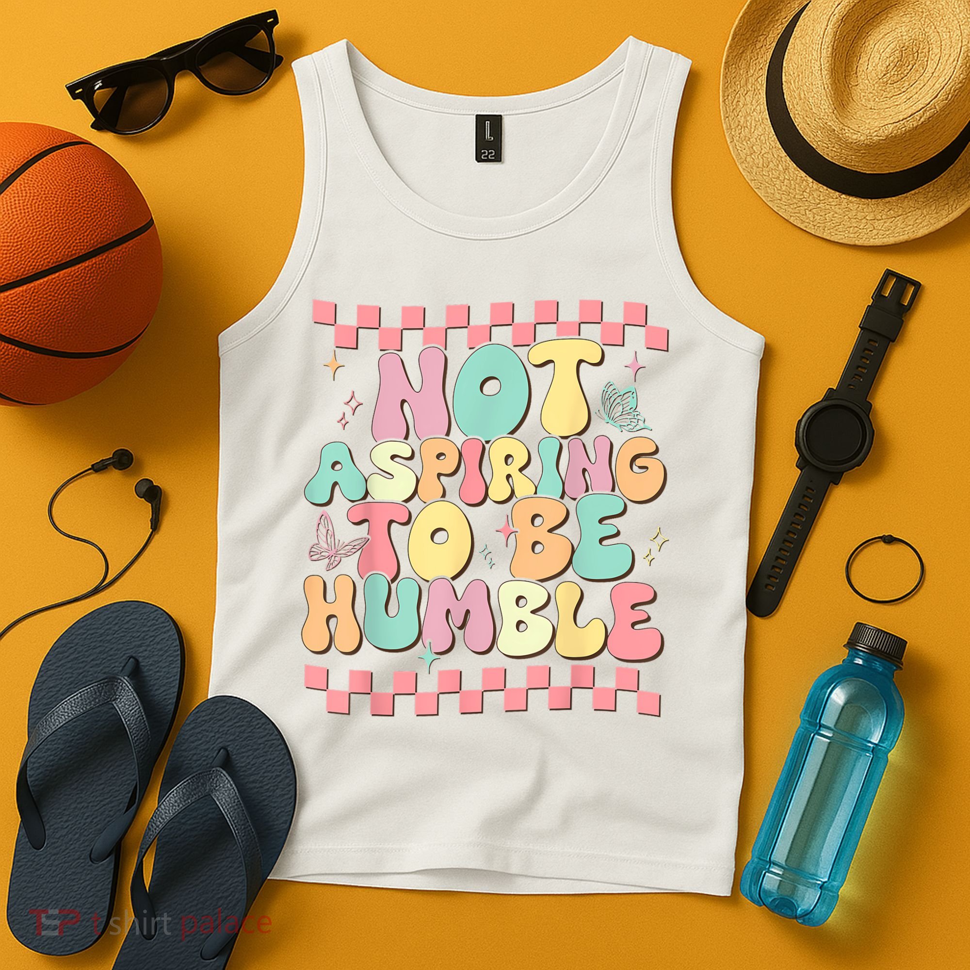 Not Aspiring To Be Humble Groovy Tank Top