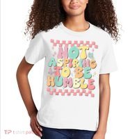 Not Aspiring To Be Humble Groovy Kids T-Shirt thumb 2