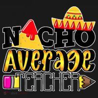Nacho Average Teacher USA-Made Doggie Bandana thumb 2