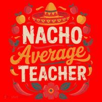 Nacho Average Teacher Apple Cinco De Mayo Teacher Women Santa Hat thumb 1
