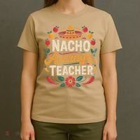 Nacho Average Teacher Apple Cinco De Mayo Teacher Women T-Shirt thumb 4