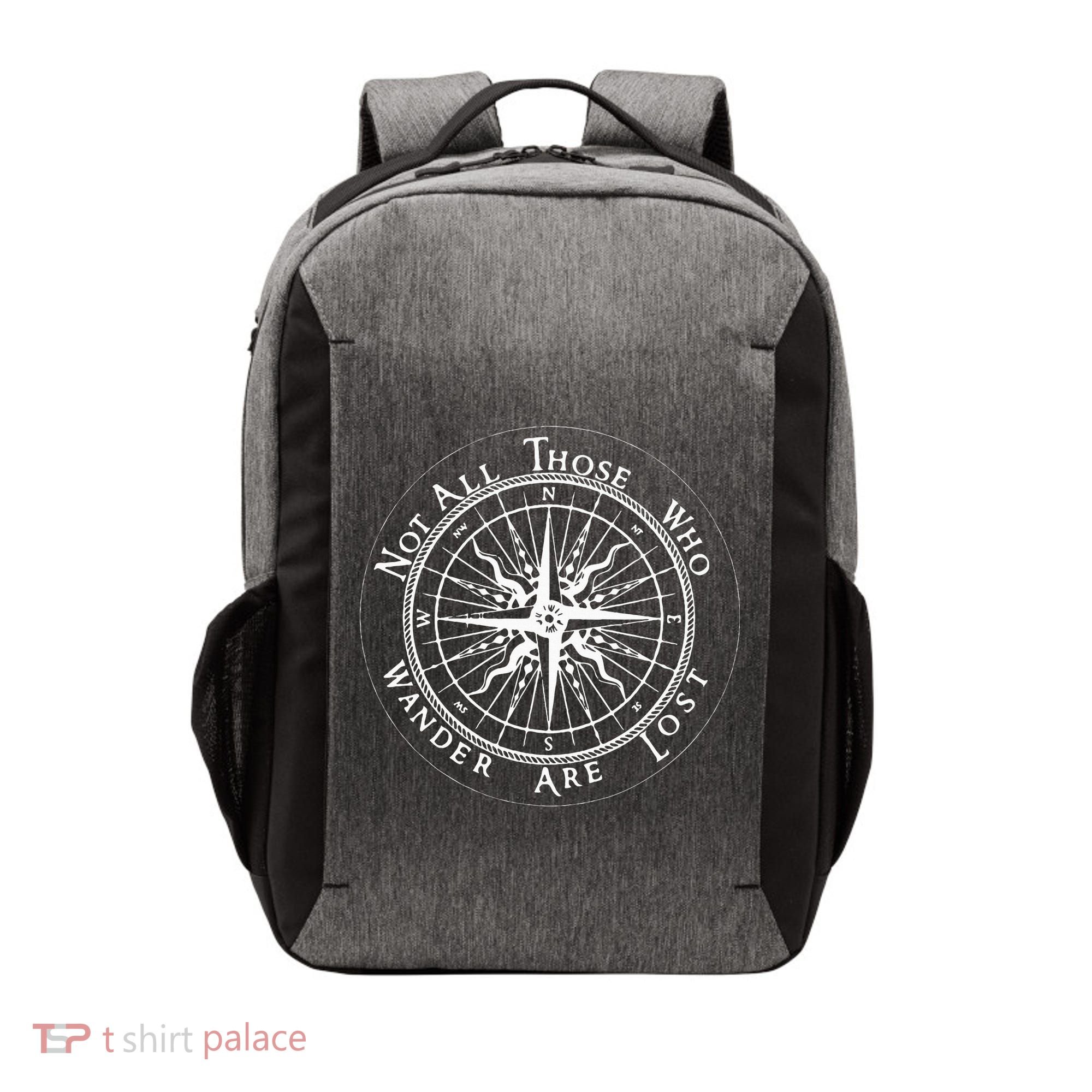Not All Those Who Wander Are Lost Vector Backpack