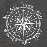 Not All Those Who Wander Are Lost Vector Backpack thumb 2