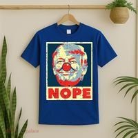 Nope Anti Trump Clown Vintage Retro Impeach No Donald T-Shirt thumb 2