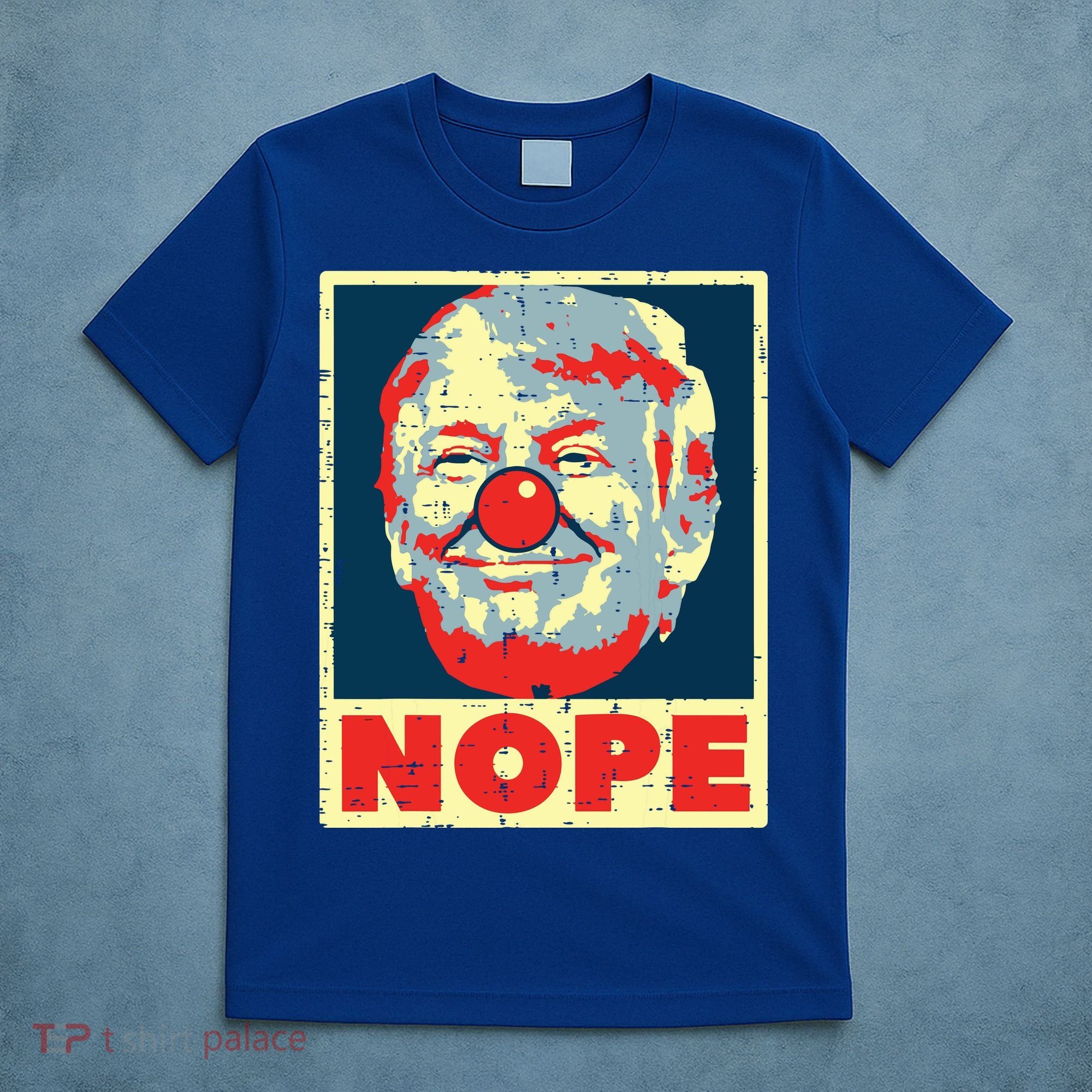 Nope Anti Trump Clown Vintage Retro Impeach No Donald T-Shirt