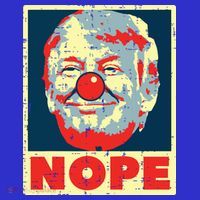 Nope Anti Trump Clown Vintage Retro Impeach No Donald T-Shirt thumb 7