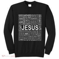Names And Titles Of Jesus Christian Sweatshirt thumb 0
