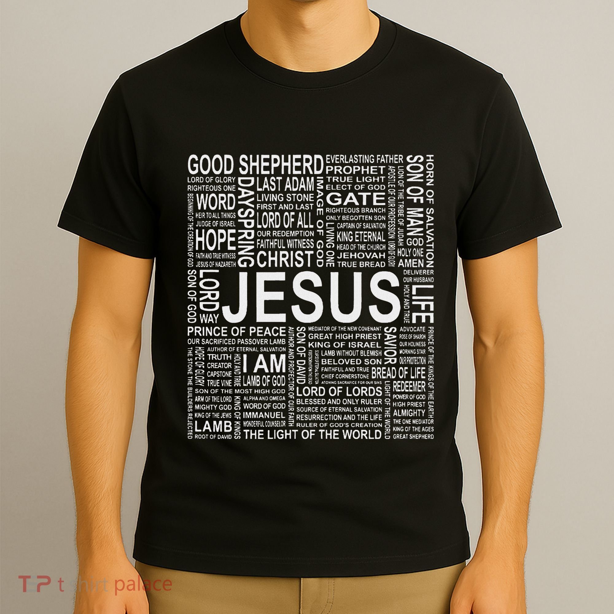Names And Titles Of Jesus Christian T-Shirt