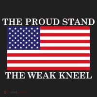National Anthem The Proud Stand The Weak Kneel Beanie thumb 2