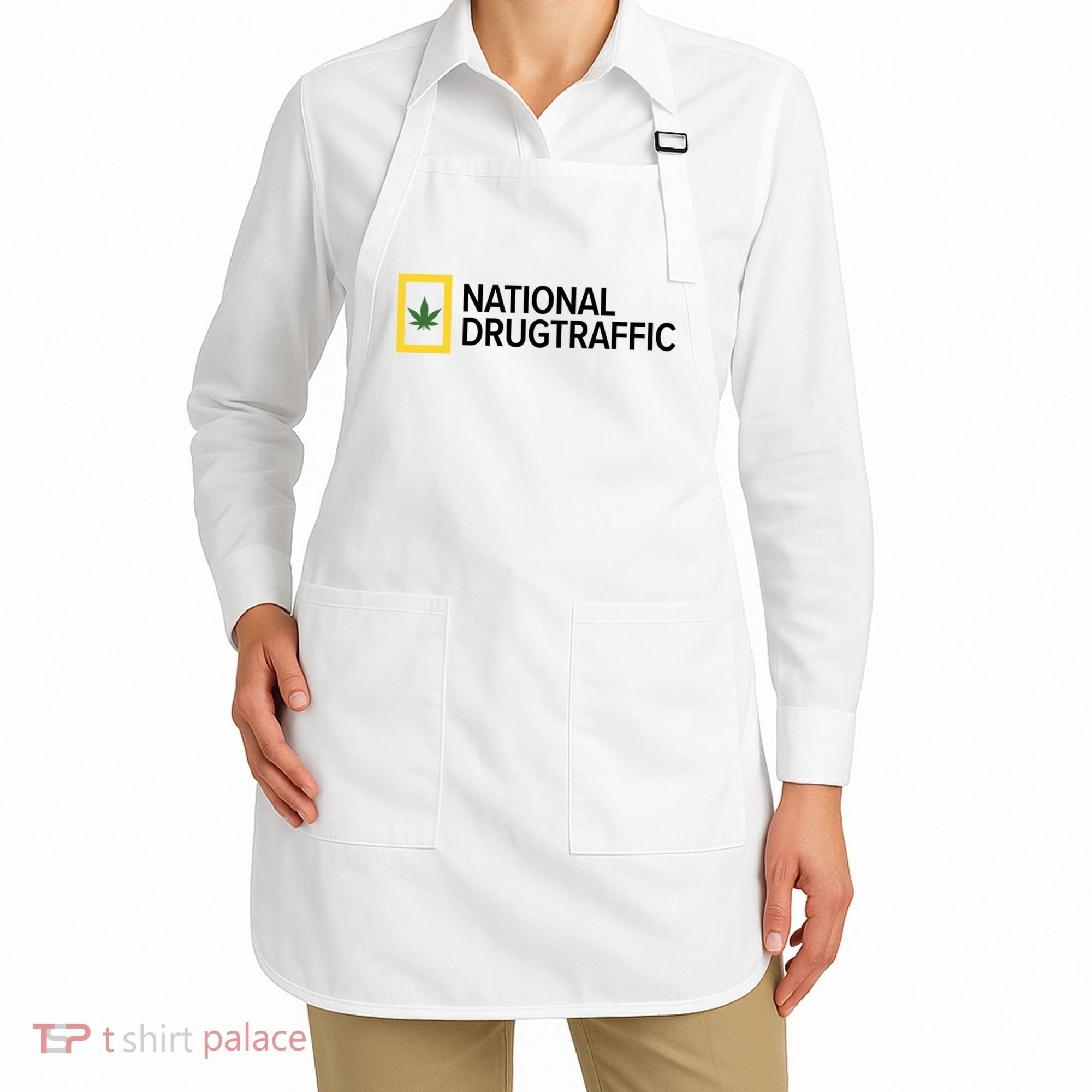National Drug Traffic Parody Drug Apron